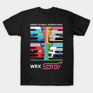 WRX STI Warhol Inspired Shirt T-Shirt